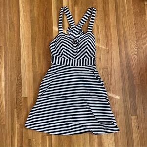 Black and white dress